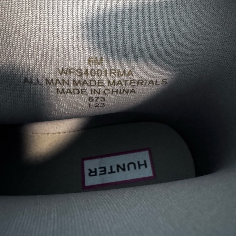 Hunter Play Short Grey Translucent Sole Rubber Ra… - image 6